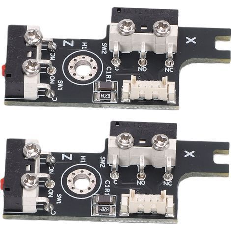 Lot de 2 interrupteurs de fin de course adaptés à l'imprimante 3D Creality Ender-3 série V3 – Pièce de rechange pour la carte de commande des axes X et Y (1/5)