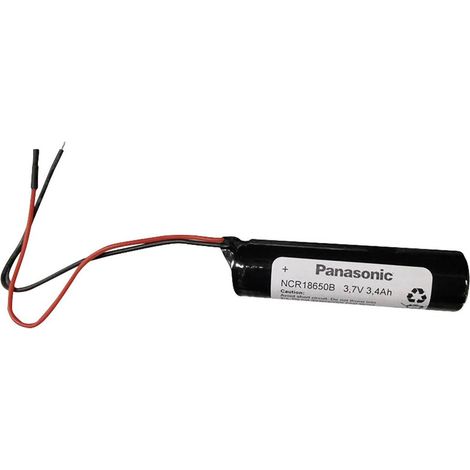 Panasonic NCR18650B Pile rechargeable spéciale 18650 avec câble Li-Ion 3.7 V 3400 mAh 1 pc(s) (1/6)
