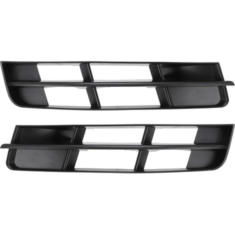 Nebelscheinwerfergitter und untere Nebelscheinwerferabdeckungen für die vordere Stoßstange für Audi Q7 Modelle 2010-2015, aus ABS-Material. (1/4)