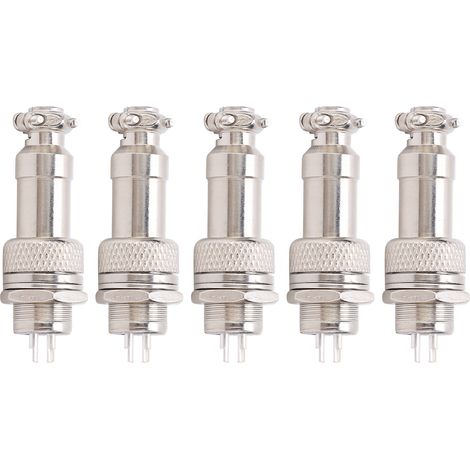 Stück Luftfahrt-Steckverbinder, Stecker/Buchse, Panel-Netzteil, Metallgehäuse GX12 5A 450V 4-polig