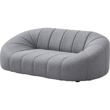 Divano per animali in tessuto grigio chiné L. 98 x P. 62 x H. 33 cm  - PARUIMA