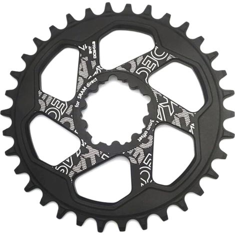 Plateau rond de 3 mm pour VTT 30T / 32T / 34T / 36T / 38T étroit large pignon de vélo en alliage d'aluminium (1/5)