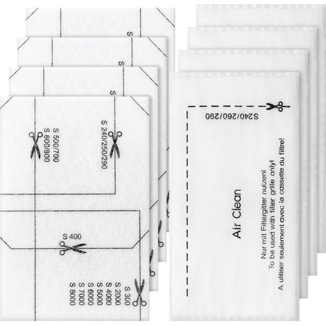 Staubsauger Filter für Miele, 4pcs Motorschutzfilter und 4pcs Staubsaugerfilter Staubsaugerfilter Set kompatibel mit Miele Complete C1/2/3, Compact C1/2, Classic C1, Dynamic U1, S200-S899, S2000-S8999 (1/5)