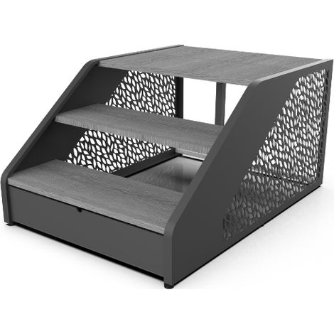 Escalier pour Spa Wood Grey