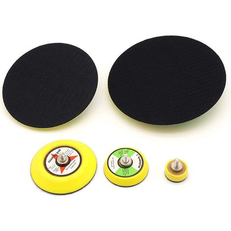 Hook and Loop Backing Plate with M6 Thread Sanding Pad for Wood Carving Metal Shaping Sanding Polishing Diameter 75 mm 1 Piece (1/3)