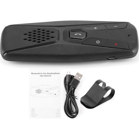 Enceinte mains libres Bluetooth sans fil pour voiture avec lecteur MP3, type universel (1/5)