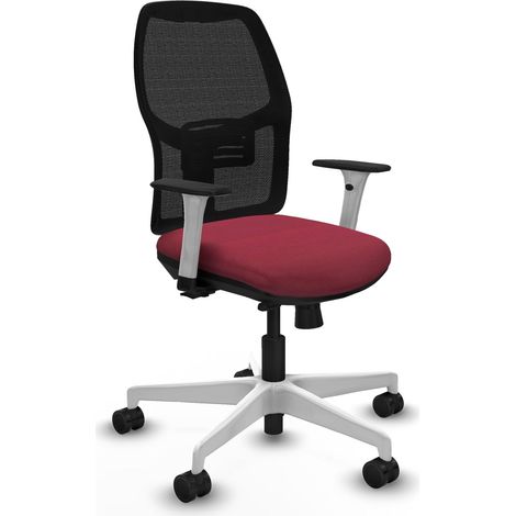 Sedia ufficio piqueras y crespo Alfera supporto lombare bianco (1/2)