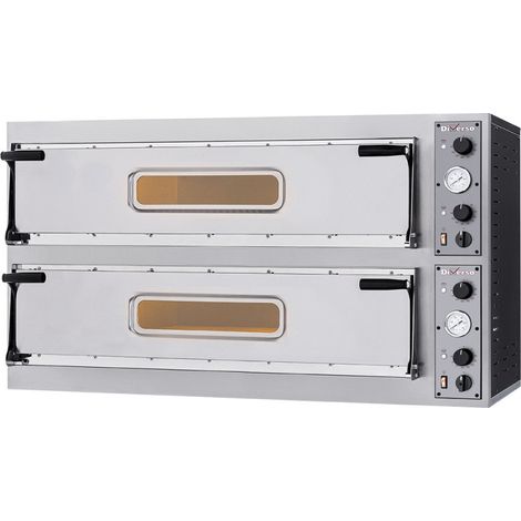 Four électrique 2x 3 pizzas diam. 350mm, 2 chambres - Diverso