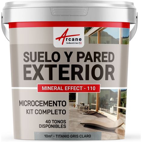 Microcemento para exteriores: suelos, muros, terrazas, balcones, escaleras