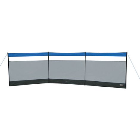 High Peak Mistral paravent gris et bleu 140x500 cm