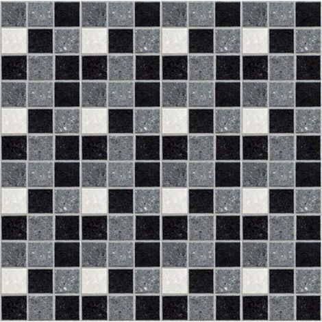 Papier Peint Mosaïque Papier Peint À Carreaux Salle De Bain Cuisine Toilettes Autocollants Muraux AutoAdhésifs Imperméables Résistants Lhuile 24pcs 10 x10Cm (1/5)