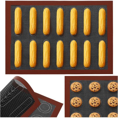Silicone Baking Mat, Double-Sided, 30x40cm, Perforated