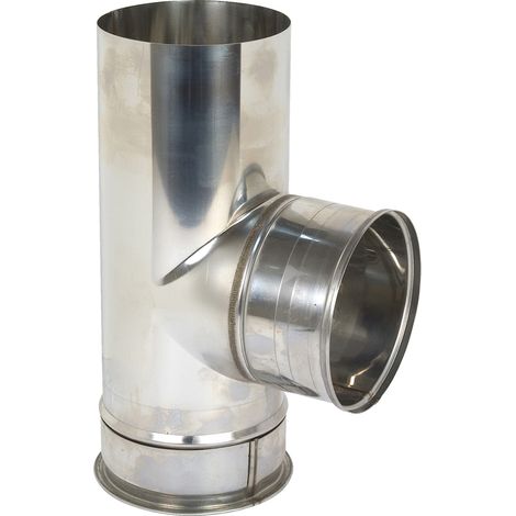 "T" acero inoxidable con tapa para estufa - Ø 150 mm