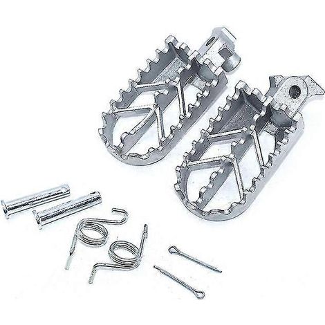 Fußrasten aus Edelstahl für Pitbikes, Dirtbikes, Pitster Pro, XR50, CRF50, CRF70, SSR, Thumpstar Motocross-Motorräder – Pedale (1/5)