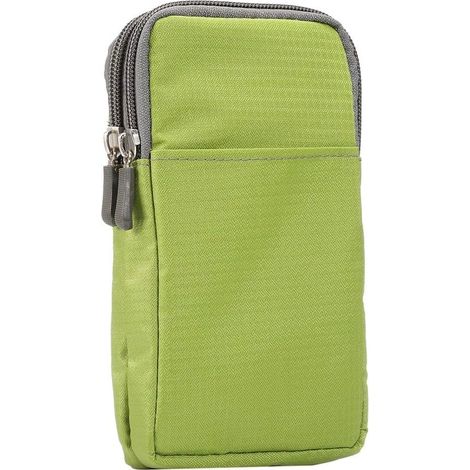 Sac de voyage à une épaule pour téléphone portable de 6,5 pouces (vert) (1/5)