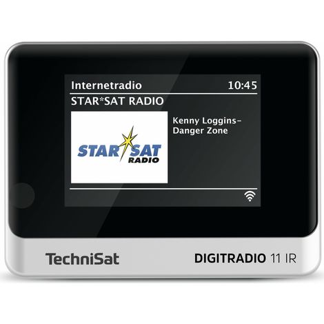 TechniSat DIGITRADIO 11 IR Portatile Digitale Nero, Argento