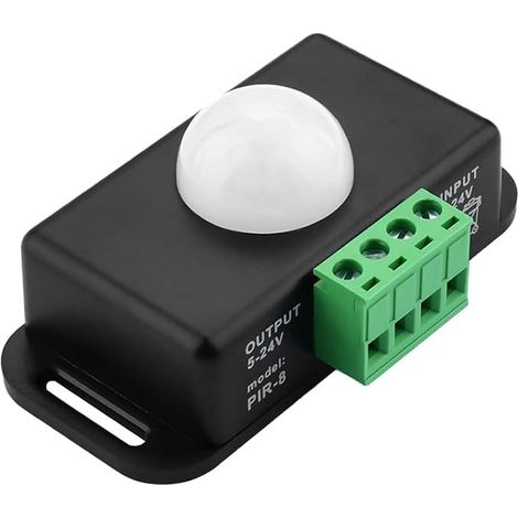 DC12V 8A Motion Sensor Switch for Cabinets, Living Rooms, Stairs, Garages, LED Light Strips. (1/5)