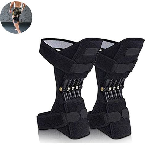 Paar rutschfeste Knieschoner, Knieschoner zur Gelenkunterstützung, Kniebandage, starke Rückfederkraft zur Linderung von Gelenkschmerzen, Sportklettertraining