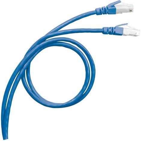 CORDON C6 SF/UTP PVC BLEU 1 M LEGRAND 051752