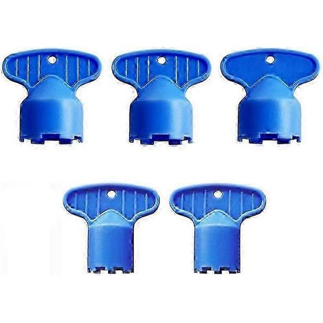 Ensemble de 5 clés de rechange en plastique pour aérateur de robinet, comprenant une clé pour aérateur et une clé pour robinetterie sanitaire. (1/5)