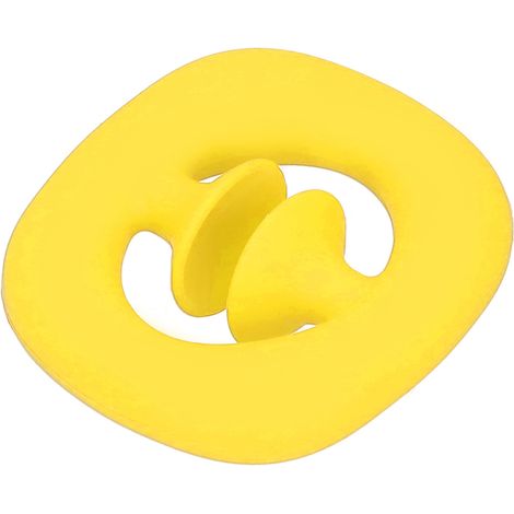 Poignée en silicone pour exercices musculaires et renforcement des mains, massage et soulagement du stress (jaune) (1/5)