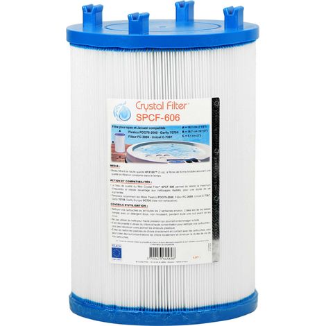 Filtre Spa Crystal Filter® SPCF-606 compatible Pleatco PDO75-2000 - Unicel C-7367 - Darlly 70759 (1/4)