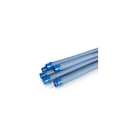 Jeu de 6 Tuyaux Twist Lock 1m pour Robot Nettoyeur Piscine Hydraulique Bleu