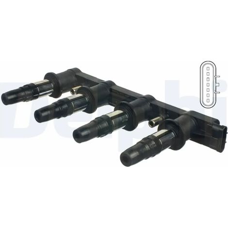 Bobine d'allumage Delphi Technologies CE01841-12B1 CHEVROLET 1208098 134015