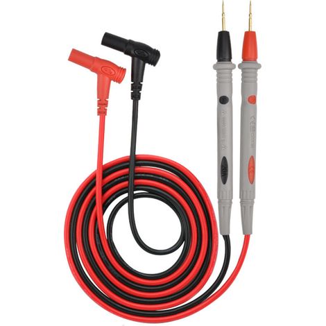 1 Paire Sondes de Multimètre Cable 1M, 1000V / 20A /CAT III/IV Pointe de Touche Multimetre (1/4)