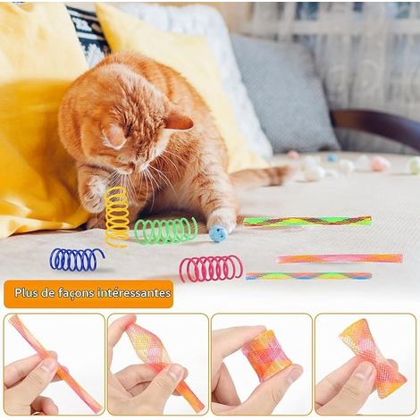Spring Toy Cat Toys Spiral Plastic Cat Spring Toy for Cats Cat Toys for Cats Coil Spring Cat Toys (1/4)