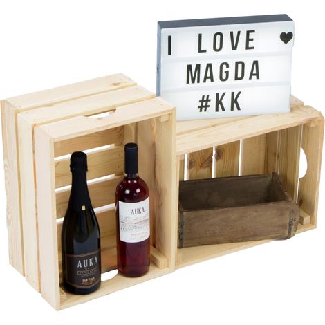 2er set Gemüsekiste Magda Natur (1/5)