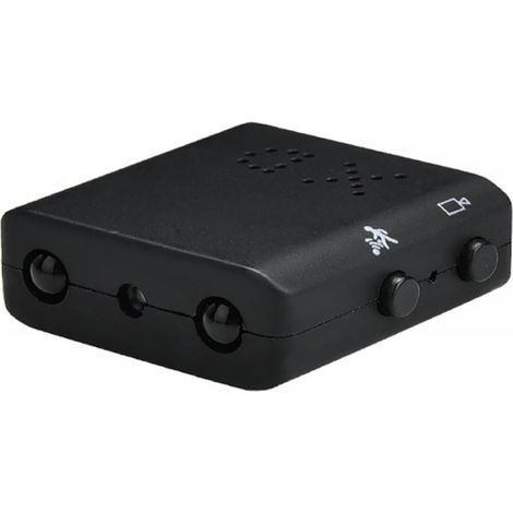 Caméra Mini - Caméscope HD 1080P - Vision Nocturne Infrarouge - Détection de Mouvement - Enregistrement Cyclique - Pour Sécurité Intérieure - 1 Pièce (1/5)