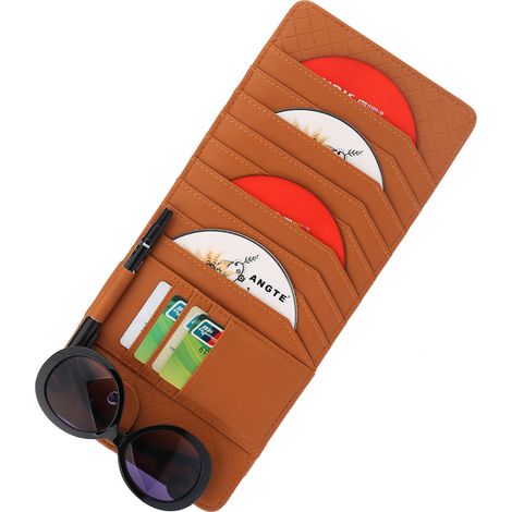 Support de boîte de rangement en cuir pour véhicule, organisateur de poche pour organisation