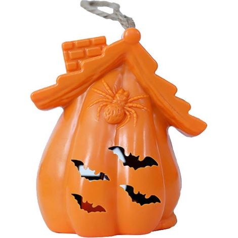 Décoration Halloween - Figurine Lumineuse Maison Hantée - Pour Décor Bar Centre Commercial Intérieur Extérieur - 1 Pièce (1/4)