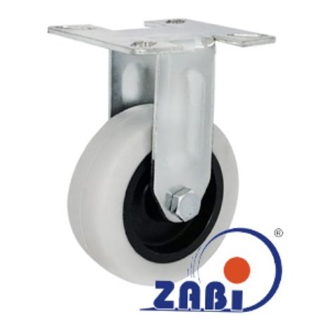 Ruota per mobili in plastica+gomma 60MM con alloggiamento fisso M63T - KL060 STA G