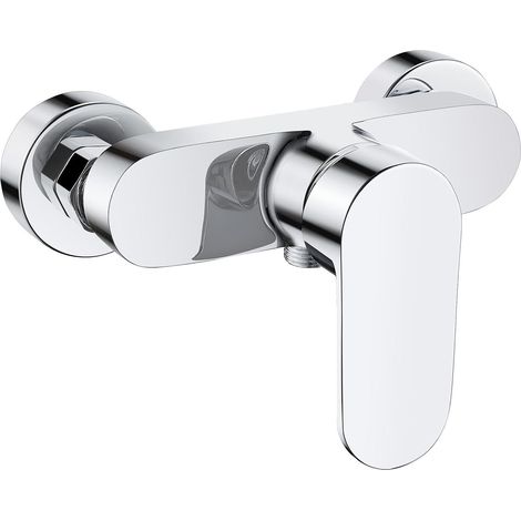 Einhebelmischer Duscharmatur Aufputz Brausearmatur, Wandmontage Mischbatterie für Dusche, Einhand-Brausebatterie, G ½ Wasserauslass