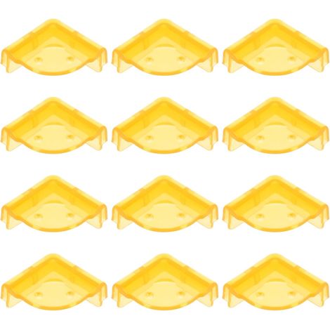 12 protège-coins pour meubles, PVC, jaune, antichoc, pour bureau