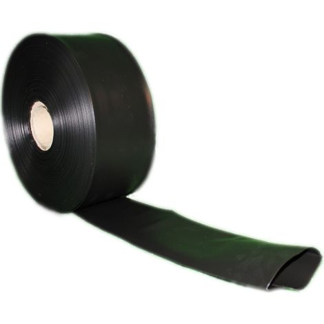 Manguera Plana Plastocanal Negra 1500 Galgas  Riego por Gravedad y Trasvase  Resistente  Agricultura  Rollos 50m  60mm - (1/5)