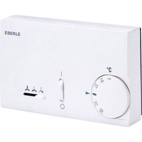 Eberle KLR-E 7203 Thermostat Weiß, Aufputzmontage