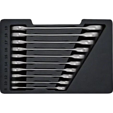 BOSCH 1600A02AU0 Set de 10 llaves de carraca Professional (1/3)