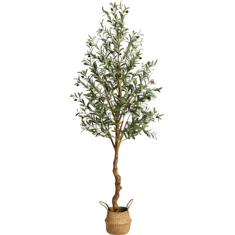Arbre Olive Artificiel, Design Réaliste, Sans Entretien (1/2)