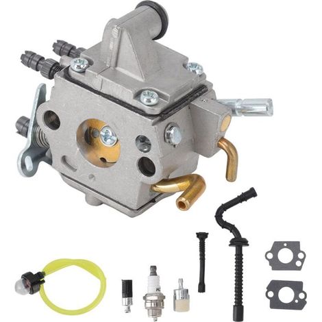 Carburateur, carburateur de tondeuse à gazon, carburateur de remplacement de tuyau de carburant pour Stihl MS192T MS192TC, C1Q-S134 (1/4)
