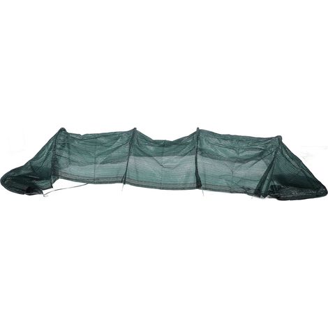 Bâche tunnel de serre portable de 3 mètres à dégagement rapide, protection polyvalente pour la culture de légumes, fruits et fleurs. Filet d'ombrage en maille PE et acier noirâtre. (1/5)