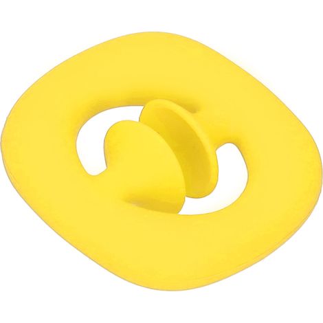 Poignée de Force en Silicone pour Entraînement Musculaire et Anti-Stress - Jaune (1/5)