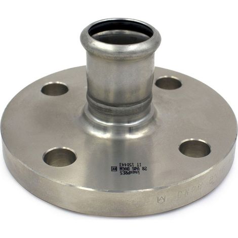 Raccordo manicotto flangiato PN16 ø76,1 Inox 316L a pressare 193076000 (1/2)