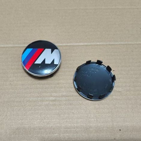 Cache-moyeu BMW 56mm – Capuchon jante aluminium logo M, compatible Série 1 à 6, X1-X6, 320GT, accessoire roue auto, lot de 4 pièces – Multi-couleurs (1/2)