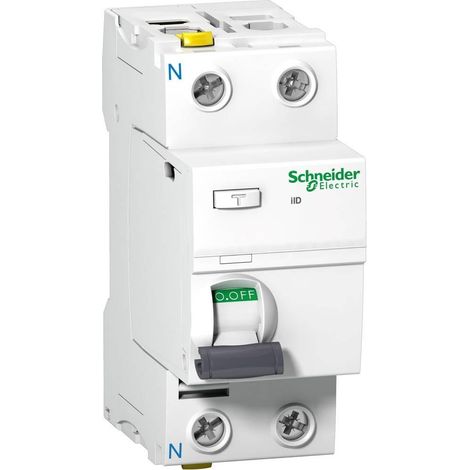 Schneider Electric A9Z21225 Interruptor diferencial blanco 25A