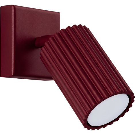 Wandleuchten Karbon burgund 1xGU10 8cm Aluminium Sollux (1/5)