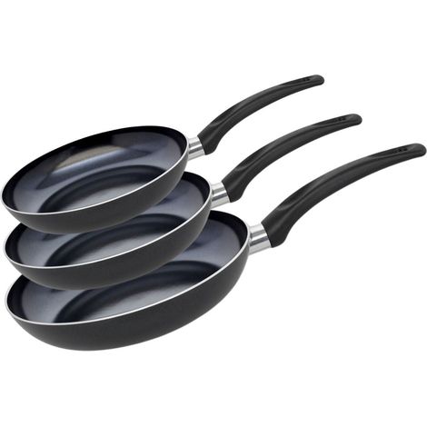 Set de 3 Poêles 20, 24 et 28 cm céramique sans PFAS Elo Prima Cucina (1/5)