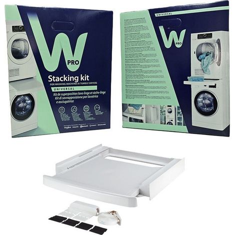 Wpro SKN101 accessorio e componente per lavatrice Kit di sovrapposizione 1 pz